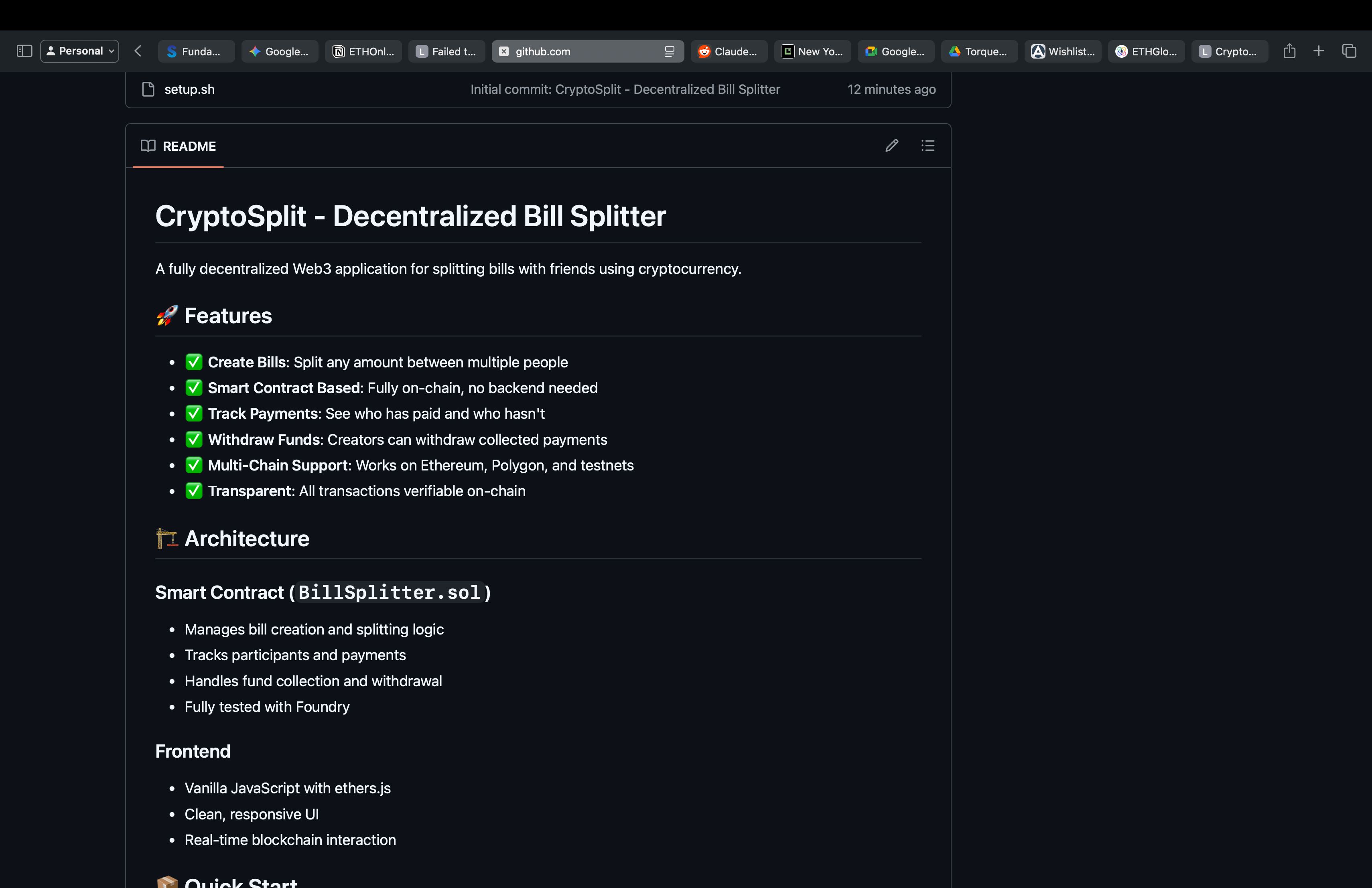 onchain payment splitting